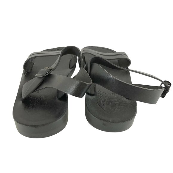 Camel Womens Sandals Ankle Strap Buckle Open Toe Black Size 8 - Picture 3 of 5